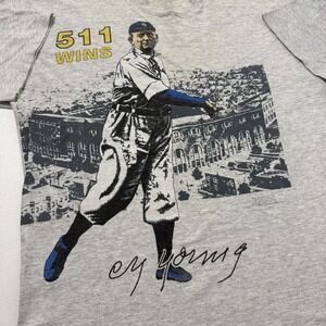 Vintage Cy Young 511 Wins Baseball T Shirt XL Sports Legends Graphic Tee